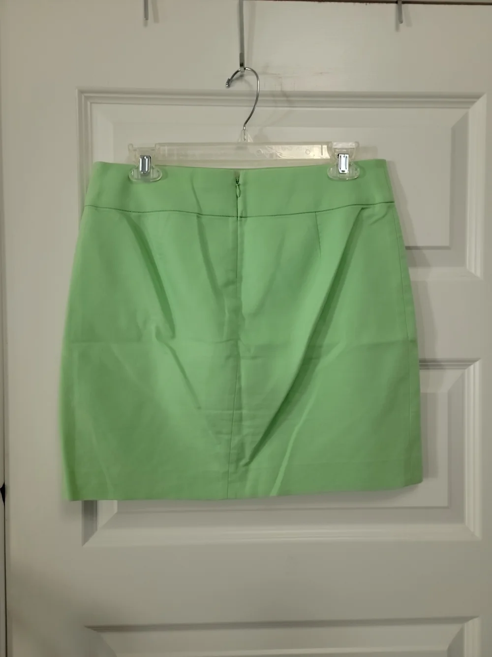 J. Crew Short Skirt Pencil Women's Size 4 Zip Up Skirt Mint Green Jcrew